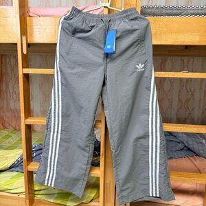 Women adidas Retro Three-Stripe Colorblock Loose-Fit Sweatpants